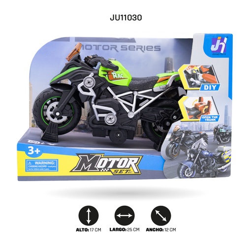 [JU11030] MOTOCICLETA DESARMABLE DE FRICCIÓN [8080B-8]