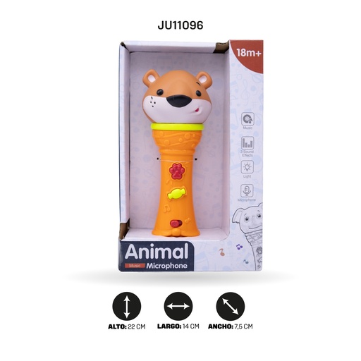 [JU11096] MICRÓFONO FIGURA OSO [MTK040-2]