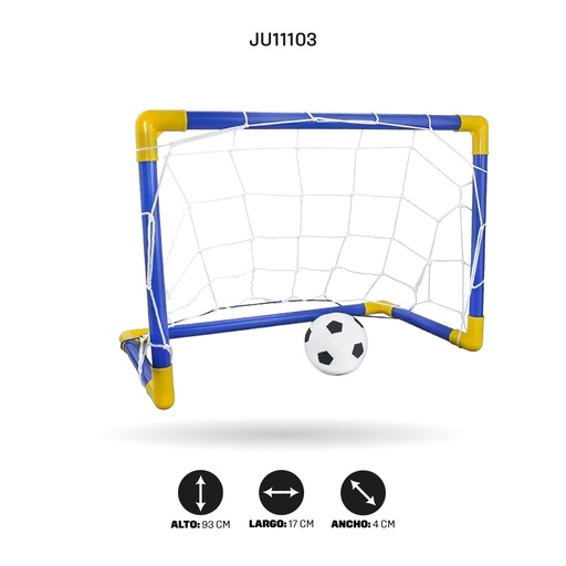 [JU11103] PORTERIA DE FÚTBOL DE 61 CMS PARA NIÑOS  [777-005]