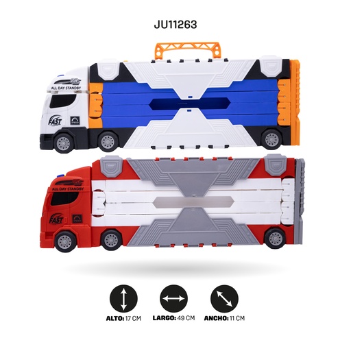 [JU11263] CAMION TRANSPORTADOR PLEGABLE [ET-009]