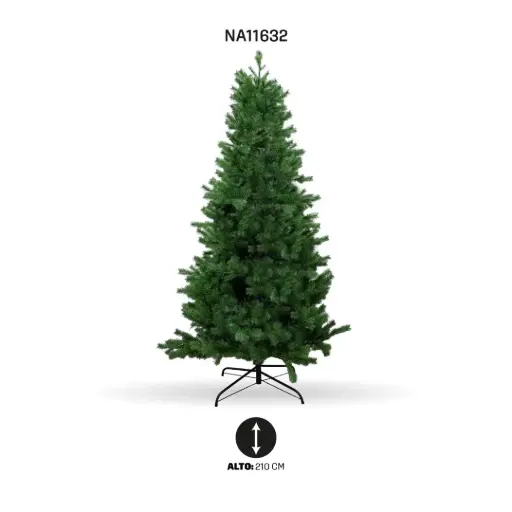 [NA11632] ARBOL DE NAVIDAD 210 CM/555 [PAC5596]