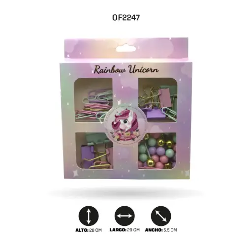 [OF2247] SET DE OFICINA PARA NIÑA SS7704 DISPLAY X12 [PAC4752]