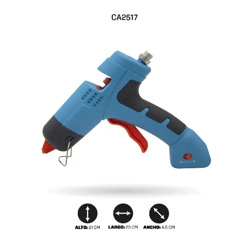[CA2517] PISTOLA DE SILICONA INALAMBRICA PEQUEÑA SLP-6041 -20W CON DOSIFICADOR  [PAC5220]