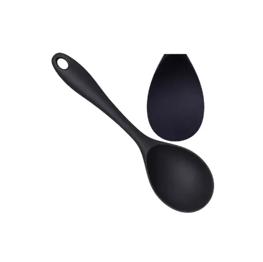 [HO4833] CUCHARA ARROCERA SILICONADA 22,5CM 65G [PAC6443]